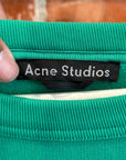 ACNE STUDIOS FACE LOGO CREWNECK ‘GREEN’