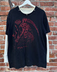 AFTER-HRS HARLEY DAVIDSON GRIM REAPER WAFFLE LAYERED TEE ‘BLACK’