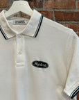 HYSTERIC GLAMOUR ROVER POLO 'WHITE/GREEN'