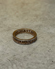 VIVIENNE WESTWOOD SCRIPT RING ‘SILVER’