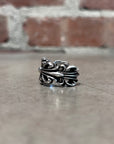 CHROME HEARTS DOUBLE FLORAL RING ‘SILVER’