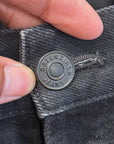 BALENCIAGA SS22 STRAIGHT LEG DISTRESSED DENIM ‘BLACK’