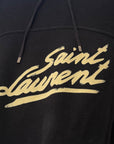 SAINT LAURENT FW21 50s SIGNATURE HOODIE ‘BLACK’