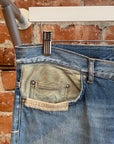 DIOR HEDI ERA LAMBSKIN POCKET DENIM JEANS ‘BLUE’