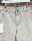OUR LEGACY PAINTER JOINER CAPRI CUT SHORTS ‘SAND’