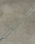 DEAL DESIGN GL CROSS XXS DIA NECKLACE ‘SILVER’