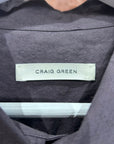 CRAIG GREEN LACE DETAILED COTTON SHIRT ‘PURPLE’