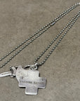 CHROME HEARTS 3 TRINKET NECKLACE ‘SILVER’