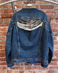 MAISON MARGIELA x PENDLETON DISTRESSED DENIM JACKET ‘BLUE’