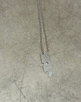 HYSTERIC GLAMOUR YOU PAY NECKLACE ‘SILVER’