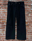 RICK OWENS DRKSHDW STRAIGHT SULFUR GETH DENIM ‘BLACK’