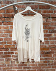 BARE KNUCKLES SKELETON HAND TEE ‘WHITE’