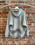CHROME HEARTS THRASHED THERMAL HOODIE ‘GRAY’