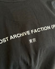 POST ARCHIVE FACTION 6.0 HCC TOKYO TEE ‘BLACK’