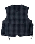 SOUTH2 WEST8 PLAID BUSH TREK VEST 'GREY'