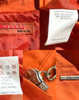 PRADA SPORT ARCHIVE ZIP BLOUSON JACKET ‘ORANGE’
