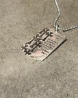 CHROME HEARTS AOYAMA 20TH ANNIVERSARY DOGTAG NECKLACE ‘SILVER’