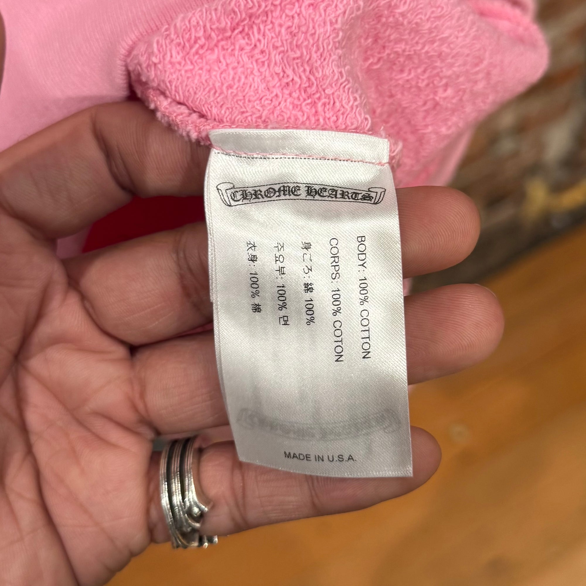 CHROME HEARTS MATTY BOY VANITY AFFAIR SWEATSHIRT ‘PINK’