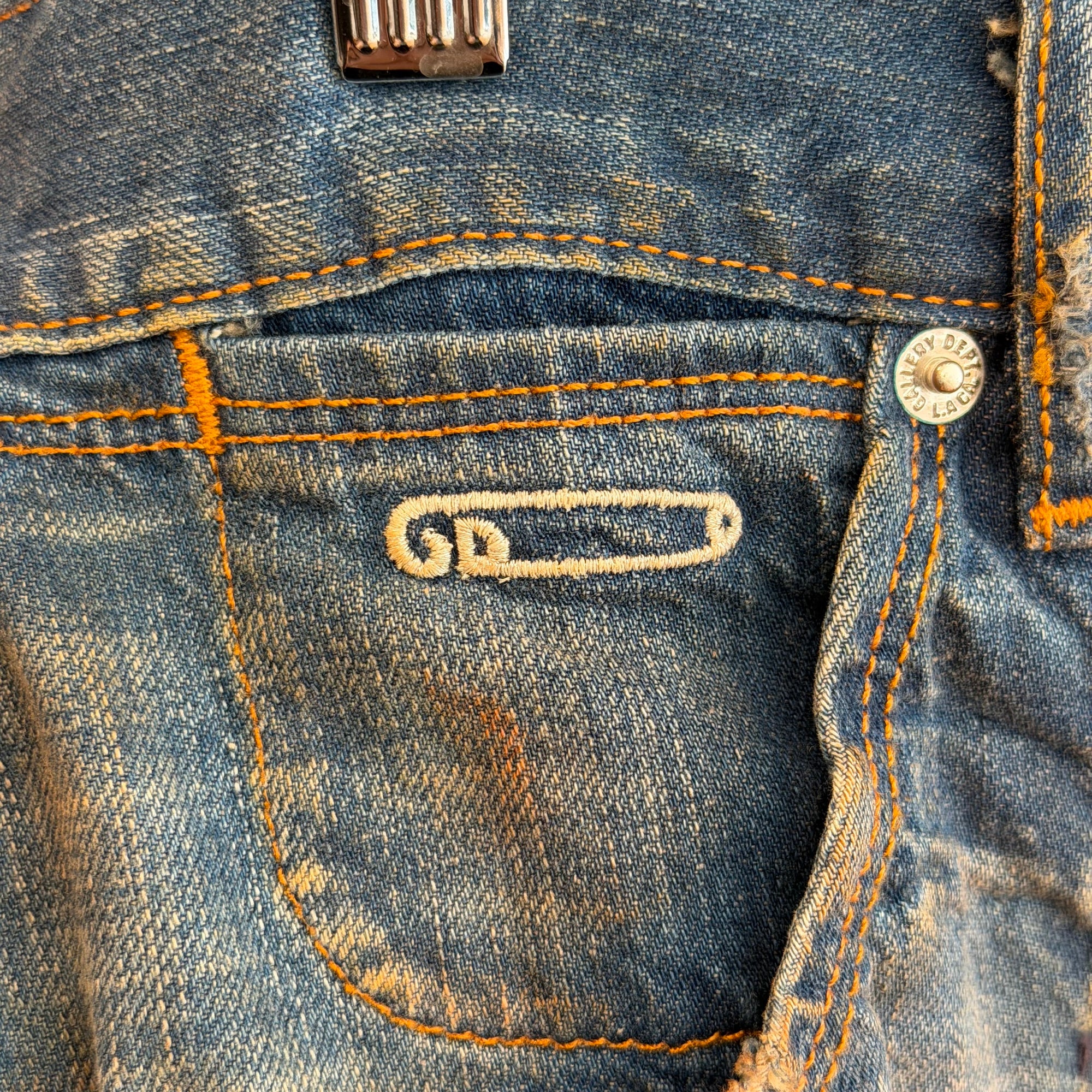 GALLERY DEPT. BARE KNUCKLE MUDWASH DENIM ‘BLUE’