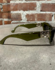 BURBERRY VISOR METAL ARM SUNGLASSES ‘JADE’