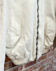 RAF SIMONS SS23 LEATHER SMALL BOMBER JACKET ‘WHITE’
