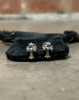CHROME HEARTS CROSS STUD EARRING SET ‘SILVER’
