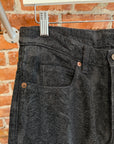 KAPITAL 12OZ 5P FLARED FEATHER PRINT DENIM ‘DARK BLUE’