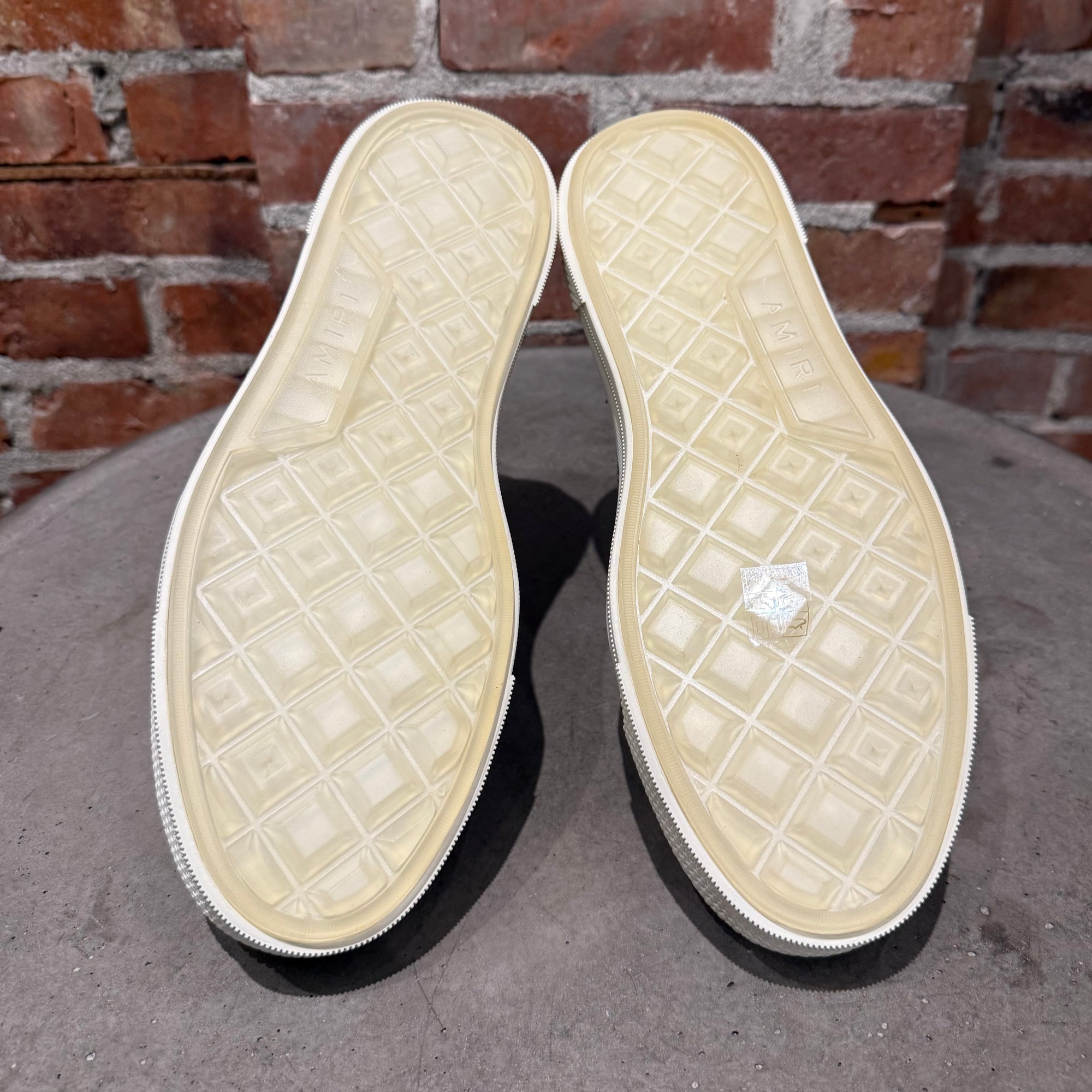 AMIRI STAR COURT HIGH SNEAKERS ‘CREAM/GREY’