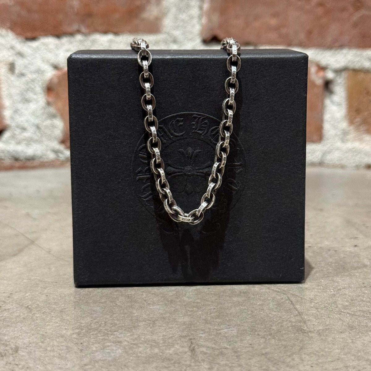CHROME HEARTS 30” PAPER CHAIN NECKLACE ‘SILVER’