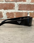 PRADA SHIELD SUNGLASSES ‘BLACK’