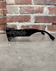 FENDI FE40073U RECTANGULAR FRAME SUNGLASSES ‘BLACK’