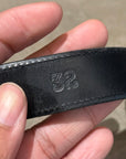 CHROME HEARTS OVAL 1" CROSS BUCKLE + 1" BELT STRAP ‘BLACK’