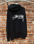 STUSSY HOODIE DESIGNS LOGO 'BLACK'