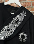 CHROME HEARTS FLORAL POCKET LONGSLEEVE ‘BLACK’