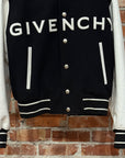 GIVENCHY WOOL VARSITY JACKET ‘BLACK/WHITE’