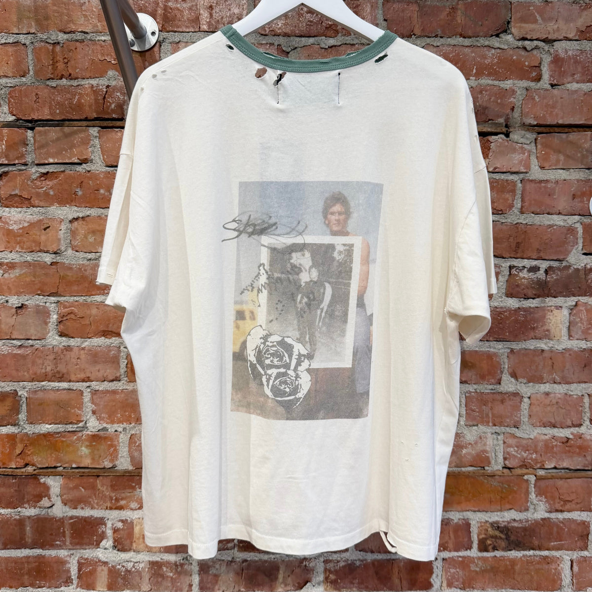 PALY HOLLYWOOD SS26 BACK TO LIFE RINGER TEE ‘CREAM’