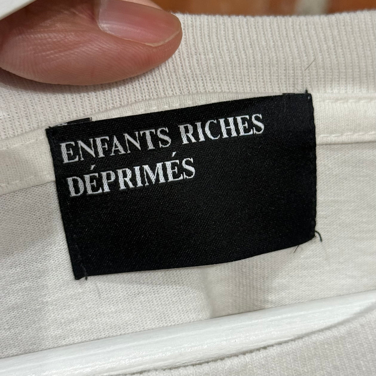 ENFANT RICHES DEPRIMES SS25 PROPER HOMEMAKING LONG SLEEVE ‘WHITE’