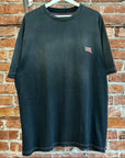 KAPITAL KOUNTRY OVERSIZED 2-TONE BONES TEE ‘BLACK/PURPLE’