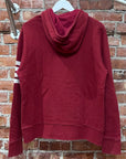 THOM BROWNE STRIPE SLEEVE HOODIE ‘RED/WHITE’