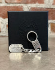 CHROME HEARTS NY DOGTAG CUBAN KEYCHAIN ‘SILVER’