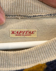 KAPITAL BOA FLEECE NORDIC CREWNECK ‘SAND’