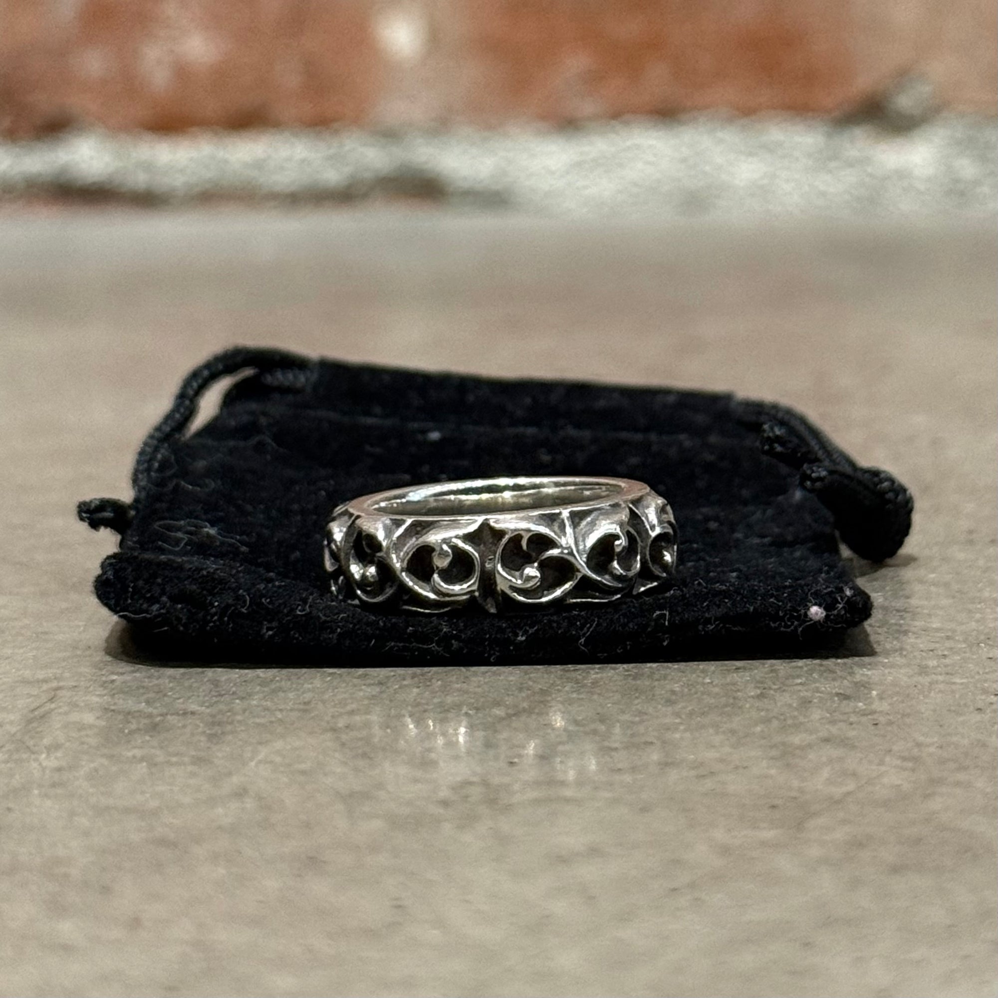 CHROME HEARTS ETERNITY VINE RING ‘SILVER’