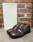 MAISON MARGIELA TABI TASSEL LOAFERS ‘BROWN’