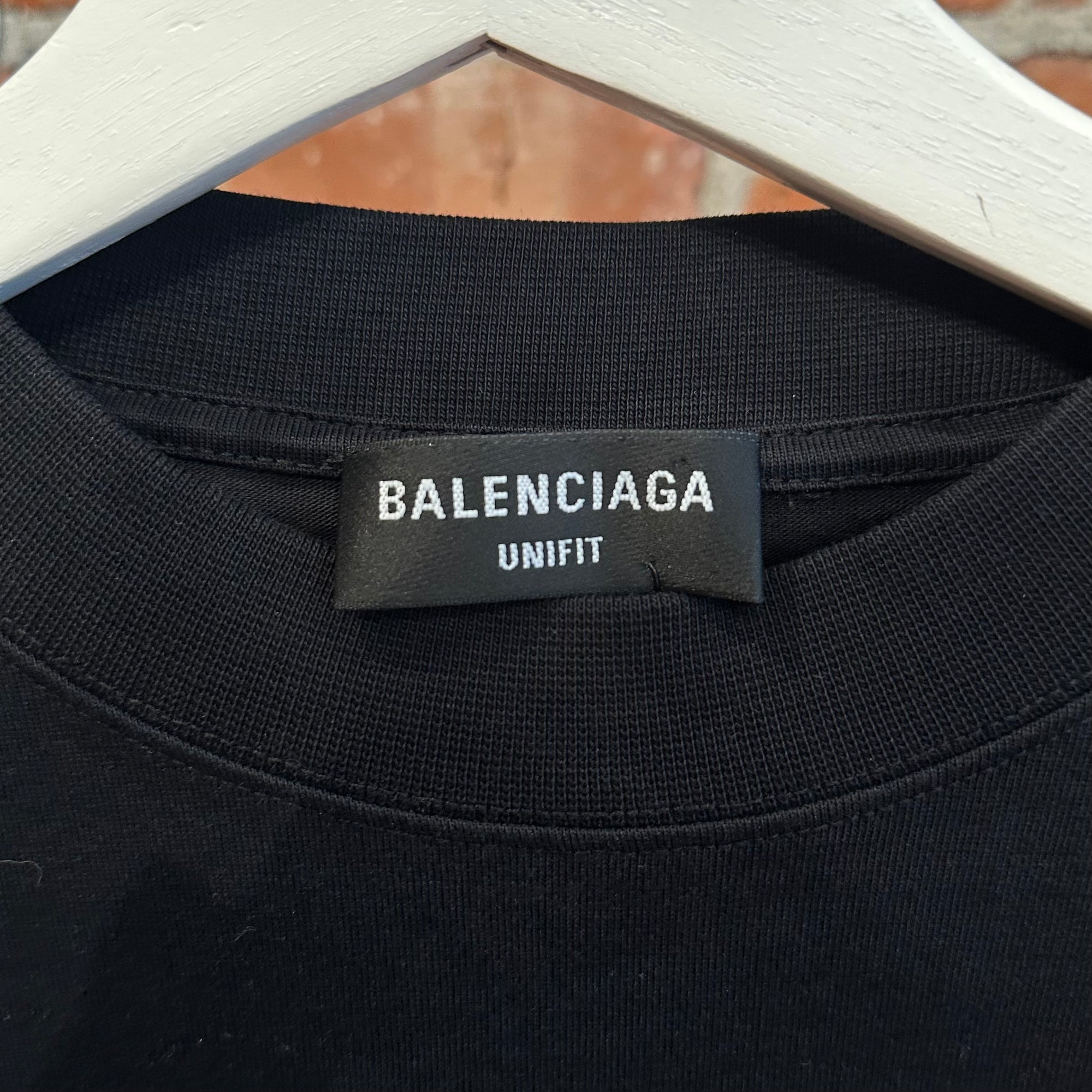 BALENCIAGA FW22 PRIDE OVERSIZED TEE ‘BLACK’