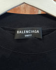 BALENCIAGA FW22 PRIDE OVERSIZED TEE ‘BLACK’