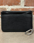LOUIS VUITTON EPI LEATHER CHAIN CARDHOLDER ‘BLACK’