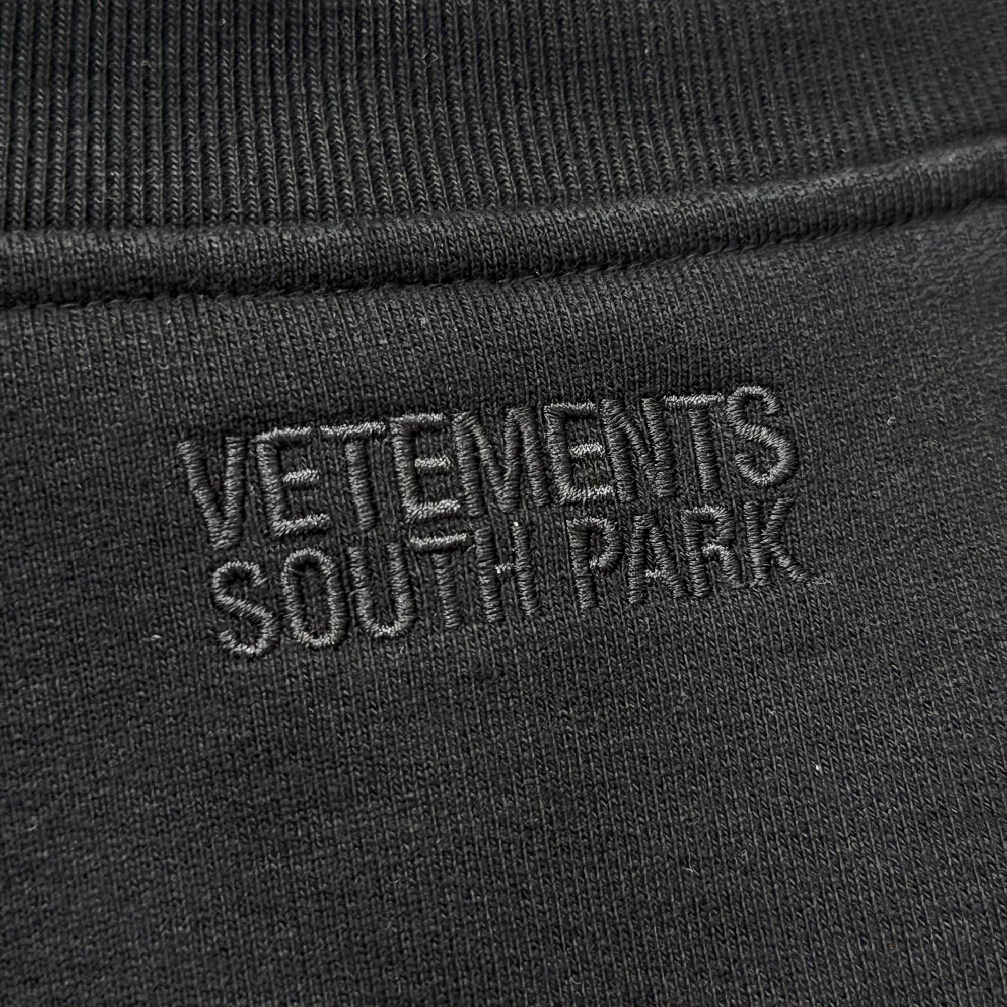 VETEMENTS FW24 SOUTH PARK CREWNECK ‘BLACK’