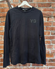 Y3 x ADIDAS WORD MARK LONGSLEEVE ‘BLACK’