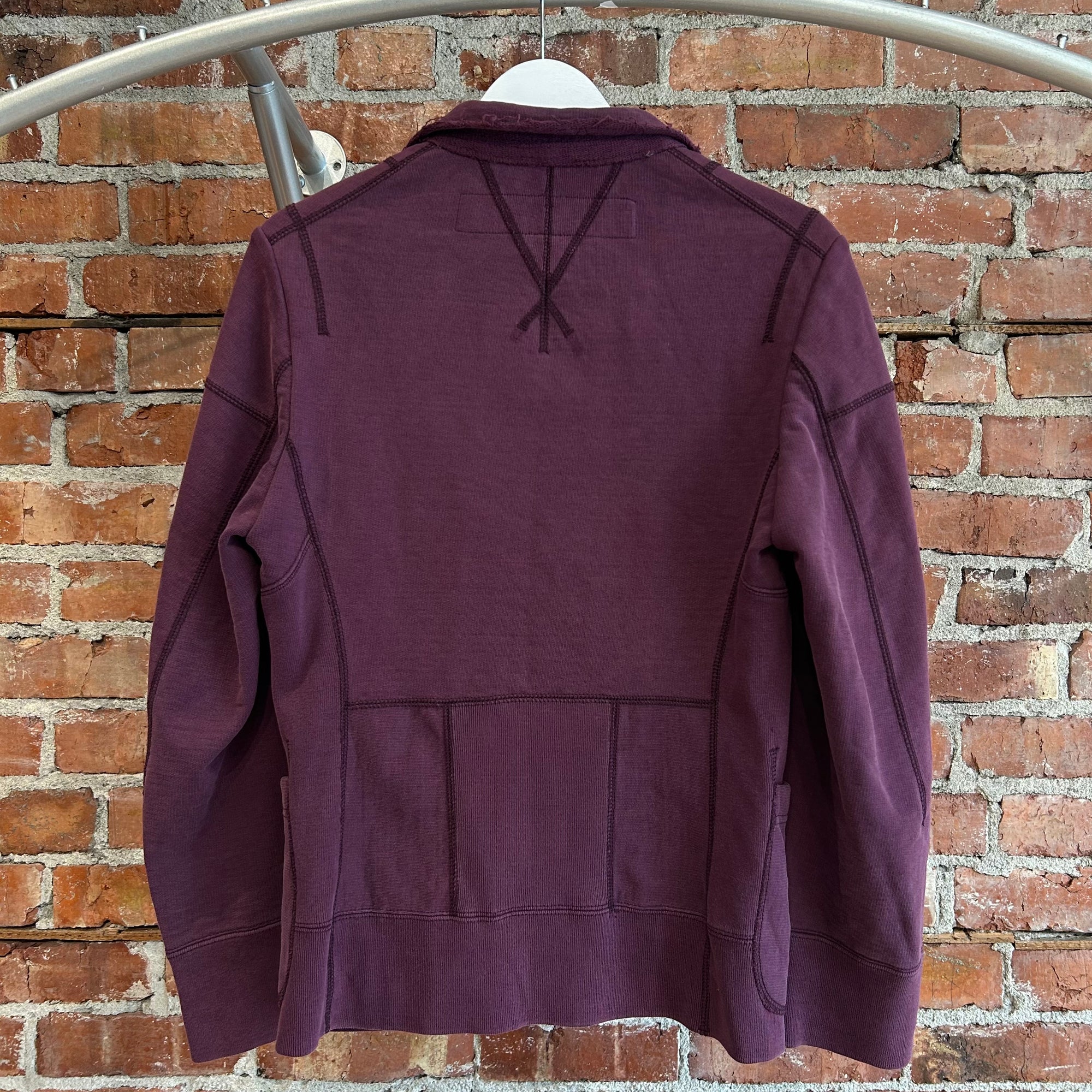 COMME DES GARÇONS X JUNYA WATANABE AD2008 PANEL JACKET ‘PLUM’