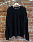 CHROME HEARTS COLLAR PRINT LONGSLEEVE ‘BLACK’